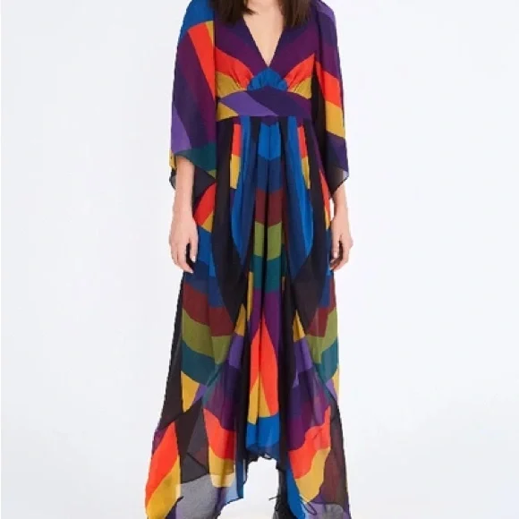 FARM Rio Colorful Geometric Maxi Dress - Picture 2 of 7